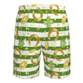 thumbnail image 6 of Kdxio Watercolor St Patrick Day Pattern Mens Casual Shorts - Drawstring Summer Beach Sports Shorts for Men, 6 of 9