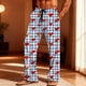 thumbnail image 1 of TaTaai Casual Vintage Men's Plaid Print Loose Pajama Pants, Valentine's Day Leisure Sports Elastic Trousers With Pockets Gift, 1 of 8