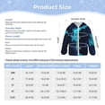 thumbnail image 5 of Kids Zip Up Hoodie for Boys Girls Toddler - Blue Marble And Gold Lightweight Long Sleeve 2T Boys Girl Clothes, Sun Protection Windproof Jackets Hoodie Sweatshirt, 5 of 7
