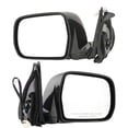 thumbnail image 4 of For 01-07 Highlander & Hybrid Mirror Power Heated Black Manual Folding PAIR SET, 4 of 5