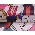 thumbnail image 5 of oneOone Velvet Light Purple Fabric Abstract Comic Face Fabric For Sewing Printed Craft Fabric By The Yard 58 Inch Wide, 5 of 5