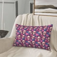 thumbnail image 6 of Fotbe Skull rose blue flower Pillow Cases - Envelope Closure - Luxury, Extra Soft, Cooling Pillow Covers - Wrinkle, Fade, Stain Resistant-16"x24", 6 of 8