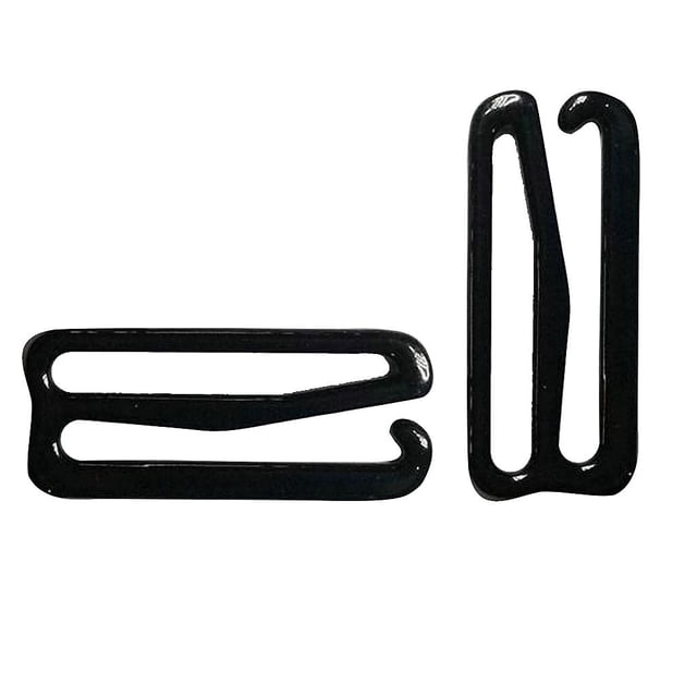 100 anillos/deslizadores/ganchos metálicos para tiras de sujetador, figuras 0, 8 y 9, ajustador de lencería para manualidades Gancho 24mmx20mm