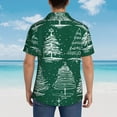 thumbnail image 6 of Goofa Christmas Trees Hawaiian Shirt for Men, Unisex Summer Beach Casual Short Sleeve Button Down Shirts,Aloha Tropical Floral print shirt-Medium, 6 of 9