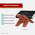 thumbnail image 2 of "Catholic Carved Rosewood 10 Inch Collapsible Bible Display Stand 6 1/2"" H x 10""", 2 of 6