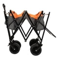 thumbnail image 2 of 7" All-Terrain Collapsible Wagon - 480LBS, Canopy, Mosquito Net for Camping/Shopping, 2 of 8