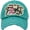 Turquoise, variant on This is Fight Hat Pink Ribbon Distressed Vintage Washed Baseball Cap Hat Breast Cancer