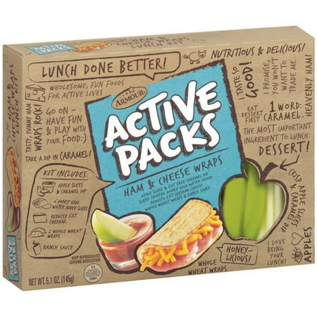 Armour Active Packs Ham & Cheese Wrap
