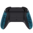 thumbnail image 3 of eXtremeRate Textured Blue Replacement Non-Slip Back Panels Shell for Xbox Series X & S Controller, 3 of 8