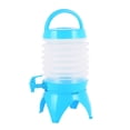 thumbnail image 1 of Cubo plegable para exteriores, 1 unidad, para acampar, cubo de almacenamiento telescópico para coche con grifo Wmkox8yii hjk4334, 1 of 1