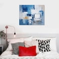 thumbnail image 5 of ARISTURING  Wall Art Blue and White Picture Artwork Abstract Wall Art Canvas Modern Wall Art for Living Room Bedroom Office Wall Decor, 5 of 6