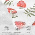 thumbnail image 3 of Coolnut Hand Towels Red Mushroom Patterned 2 PCS, Cotton Bath Towel for Drying Face Hands Body Decorative Water Absorbent Lightweight Towels for Bathroom Ktichen Travel Gym, 16"x28", 3 of 6