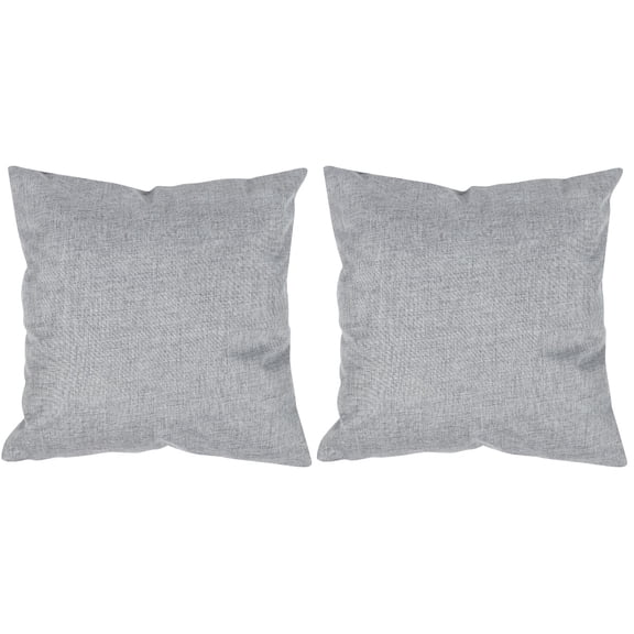 MERRYHAPY Pillow Covers Grey 2-Pack for Outdoor, Home, Sofa, Patio, and Water-Resistant