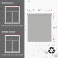 thumbnail image 2 of LUCKUP Cordless Blackout Waterproof Roller Shades Window Blinds 44" W x 72" H, 2 of 7