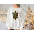 thumbnail image 2 of Cow Leopard Plaid Christmas Tree Sweatshirt, Christmas T Shirt, Holiday Shirt, Christmas Gift for Women, Holiday Sweater, Merry Shirt, 2 of 10