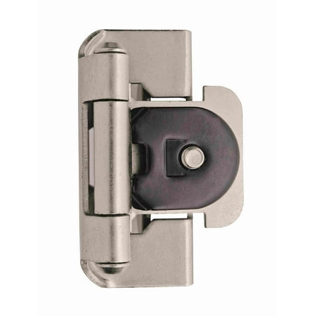 1 2in 13 Mm Overlay Double Demountable Satin Nickel Hinge 2