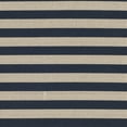 thumbnail image 6 of SAFAVIEH Four Seasons Mitre Striped Polyester Runner Rug, Ivory/Navy, 2'3" x 8', 6 of 7