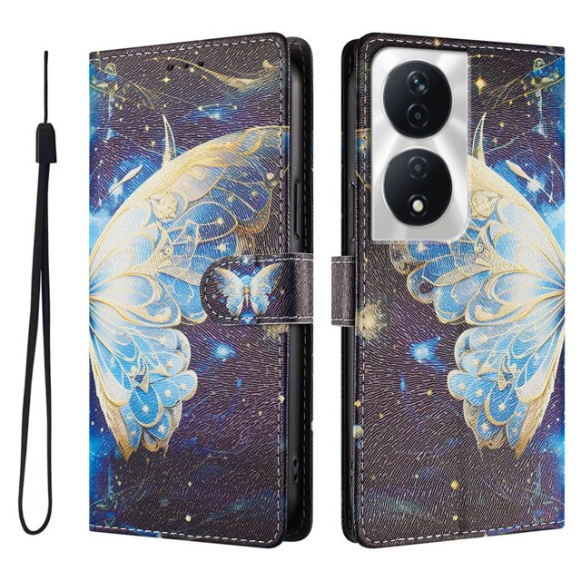 FOXDOCK Funda Tipo Cartera para Honor X7B con Soporte y Correa – Diseño de Patrones Lindos