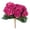 Hot Pink, variant on Vickerman 9.5" Artificial White Polyester Begonia Bush