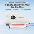 thumbnail image 2 of Electric Gua Sha Face Massager Tool, Gua Sha Facial Tool with Heat, 3 Levels of Temperature & Vibration Intensity, Face Massager for Women Gift, 2 of 5