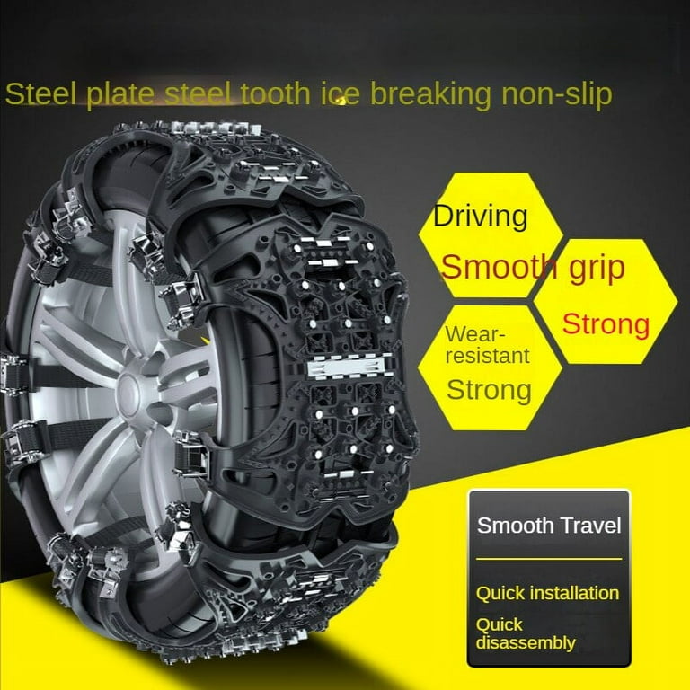 Auto Snow Socks for Tires, Safe Travel on Ice, Alternative Chain