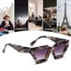 thumbnail image 5 of Gafas de sol poligonales de montura gruesa europeas y americanas, gafas de sol de moda personalizadas, fabricadas en PC, 5 of 5