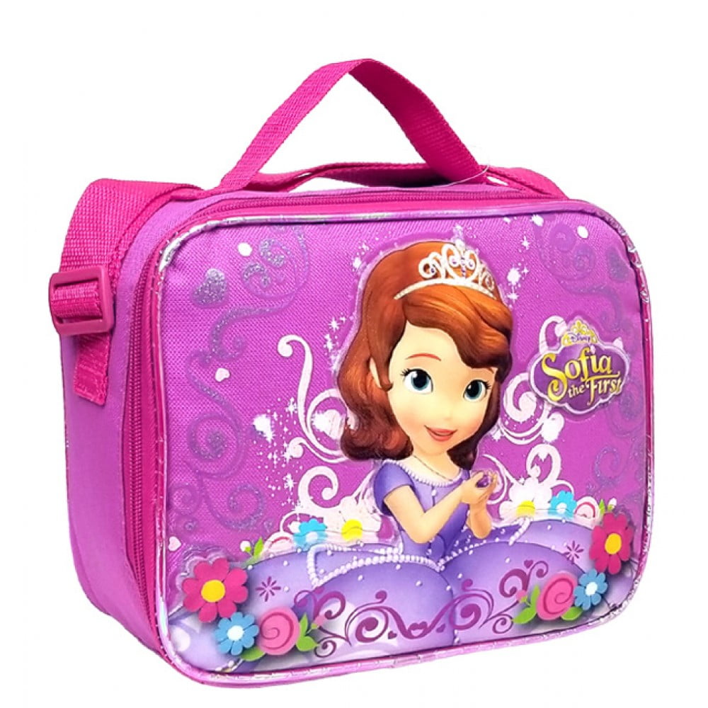 sofia the first backpack and lunchbox