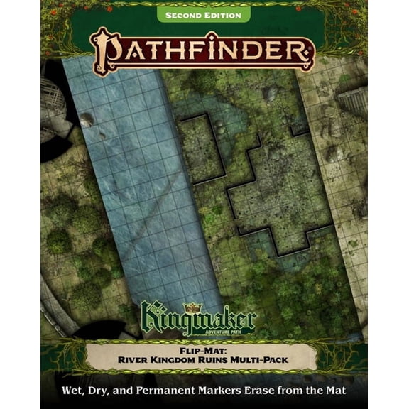 Pathfinder Flipmats Pathfinder Flipmat: Kingmaker Adventure Path River Kingdoms Ruins Multipack, (Paperback)