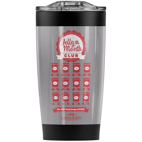 Christmas Vacation/Jelly Of The Month Club Stainless Steel Tumbler 20 oz Coffee Travel Mug/Cup, Vacuum Insulated & Double Wall with Leakproof Sliding Lid | Great for Hot Drinks and Cold Beverages