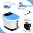 thumbnail image 5 of Portable All-In-One Heated Foot Spa Bath Motorized Massager, 5 of 8
