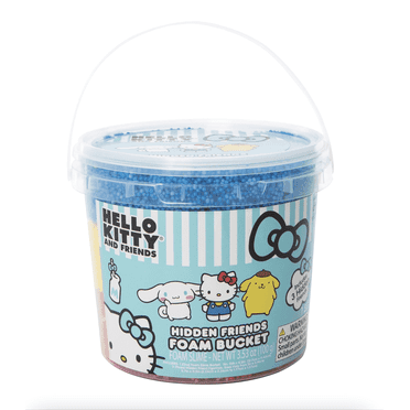 Sanrio Hello Kitty and 3 Hidden Friends Foam Bucket Toy