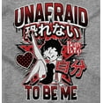 thumbnail image 2 of Kanji Betty Boop Unafraid To Be Me Women Plus Size Long Sleeve Graphic Tee Brisco Brands 2X, 2 of 5
