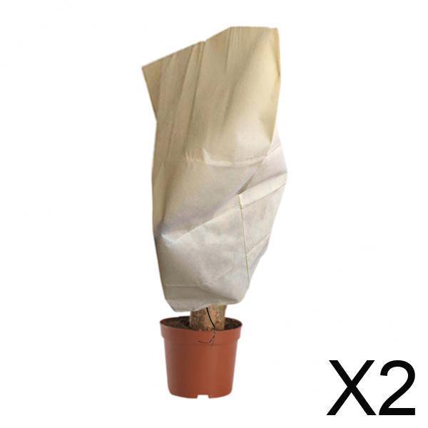 2xCubierta Protectora Para Plantas Protección Contra El Congelamiento Protector Para Vegetación Vegetal 80×60cm