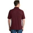 thumbnail image 2 of Sport-Tek T474 Mens Dri-Mesh Pro Polo T-Shirt, Maroon - Large, 2 of 6