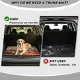 thumbnail image 4 of HUISEFOR Cactus Car Trunk Mat 29" x 39" Anti Slip Scratchproof Cargo Mat Rear Trunk Liner, Full Protection, Easy To Clean, Easy Installation, Universal Fit for Most Cars SUV, 4 of 7