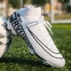 thumbnail image 4 of Botines De Fútbol Elásticos De Parte Superior Alta Con Punta, Zapatillas De Fútbol Transpirables Antideslizantes Resistentes Al Desgaste, Zapatos Deportivos De Competición De Entrenamiento Profesional, 4 of 4