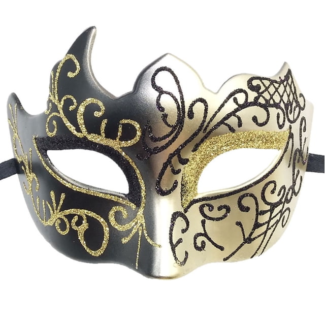 Máscara de maquillaje de carnaval para hombres Máscara romana de carnaval Máscara de fiesta de actuación Máscara facial para hombres