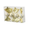 thumbnail image 4 of Decoración colgante de dulces de Navidad con cuerda, Adornos divertidos de de Navidad para decoración de aniversario de boda, año Nuevo, 4 Uds. Oro, 4 of 8