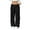 A-Black1257, variant on Sherpa Lounge Pants For Women Elastic Waist High Waist Full Length Pants Warm Fluffy Sleep & Leisure Pants