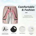 thumbnail image 5 of Fotbe High Heel Shoes Butterfly Men’s Swim Trunks Quick Dry Swim Shorts Board Shorts with Mesh Lining-3X-Large, 5 of 9