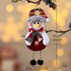 thumbnail image 1 of Xmas Plush Doll Decorations Hanging Christmas Tree Pendants for Holiday Home Party Decor,Santa Claus/Snowman/Reindeer/Bear, 1 of 5