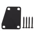 thumbnail image 2 of Electric Guitar Neck Plate, 2 Colors, Pretty Design, Trapezoidal Metal Neck Plate With Replaceable Screw, 2 of 8