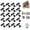 (20PCS), variant on Adjustable Plastic Fixed Matched Hardware, Quick Release Roman Column Connector Siding, Snap in Quick Release Wall Panel Fastener Fixing Clip, Great for DIY Enthusiasts (5PCS)