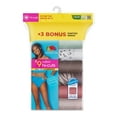 thumbnail image 2 of Fruit of the Loom Women's Cotton Hi-Cut Brief Underwear, 6+3 Bonus Pack, 2 of 9