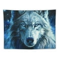 thumbnail image 5 of BCIIG Blue Galaxy Wolf Tapestry Wall Hanging Art Deco Tapestries for Bedroom Living Room Dorm, 5 of 6