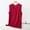 Red, variant on Women Pajama Tops Plus Size Solid Sleeveless Loose Thin Basic Layering Casual Tank Sleep Top