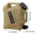 thumbnail image 1 of 10/12L Camping Water Storage Container Large Capacity Portable Water Carrier Bag Outdoor Picnic Accessory, 1 of 5