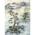 thumbnail image 2 of Rae, Nan 25x32 White Modern Wood Framed Museum Art Print Titled - Meeting of the Wind-Nature And Man, 2 of 4