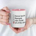 thumbnail image 5 of CafePress - Dance Teacher Mug - 11 oz Ceramic Mug - Novelty Coffee Tea Cup, 5 of 6
