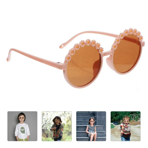 HEANUJJ Girls Decorated Retro Style Glasses 1 Pair UV Outdoor Use